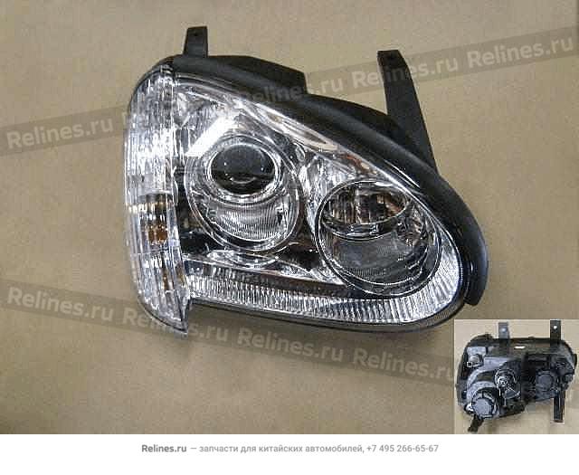 Combination headlamp assy RH - 4121***P03