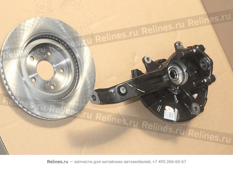 Assy,LF brake & steering knuckle