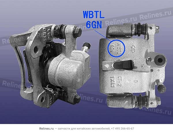 Суппорт тормозной задний правый (New, 6GN) - A21-3***60BA