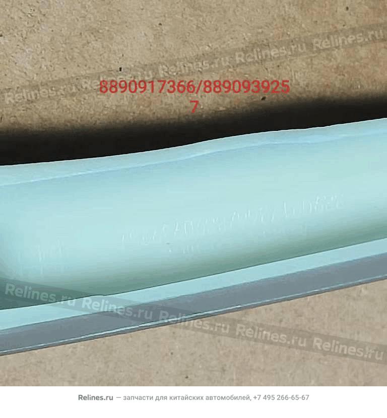 Накладка декоративная заднего бампера левая