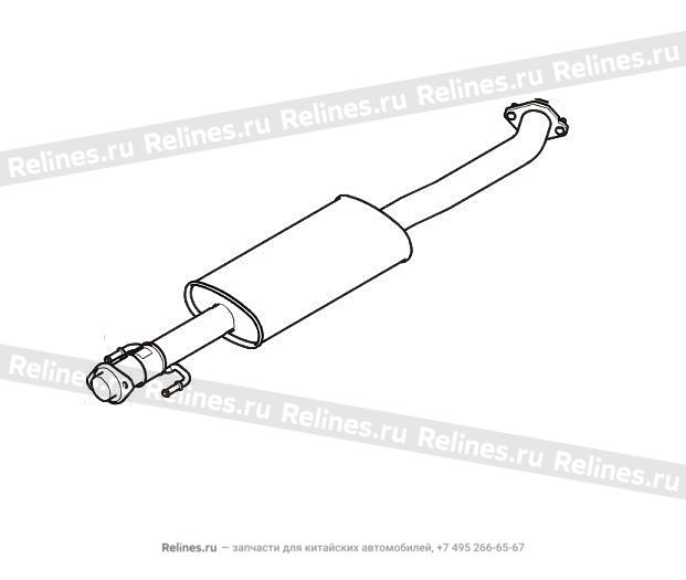 Secondary muffler - 12011***Z16A