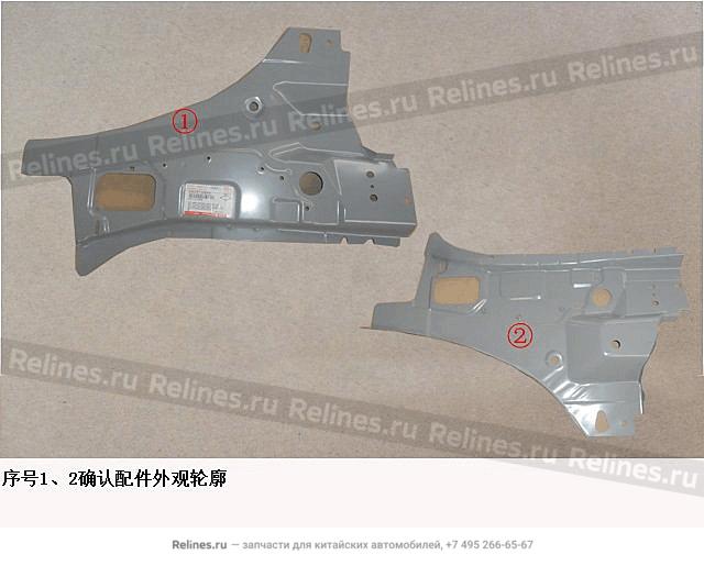 LWR INR panel weldment-a pillar RH - 5401***K00