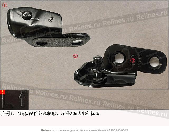 Кронштейн крепления стойки багажника