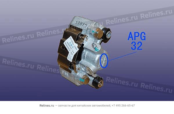 Суппорт тормозной задний левый - T11-***050