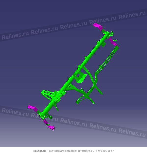 Dashboard crossbeam