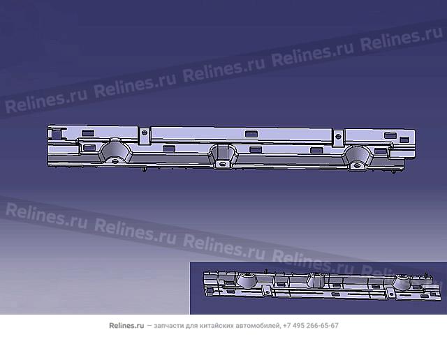 Brkt-fr door sill guard plate RH - 54024***W09A