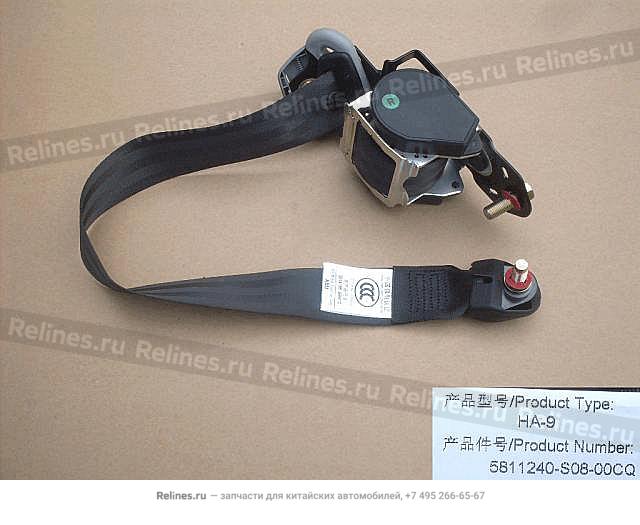 FR seat belt retractor assy RH - 581124***8-00CQ