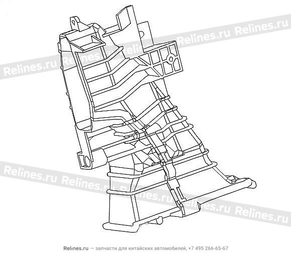 FR LWR air duct RH