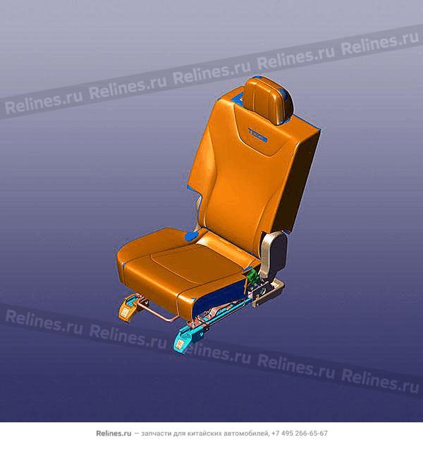 Seat RH with BUCKLE-2ND row