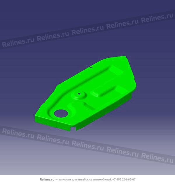 Пластина фиксирующая пол задний левая T18/T1A/T1D