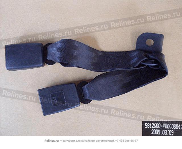 Buckle assy-rr seat belt LH - 581260***0-0804