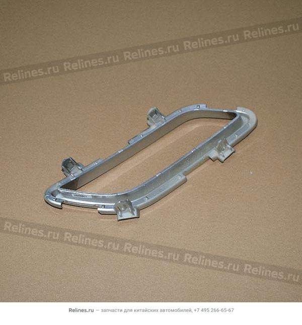 Rear bumper left decorative strip