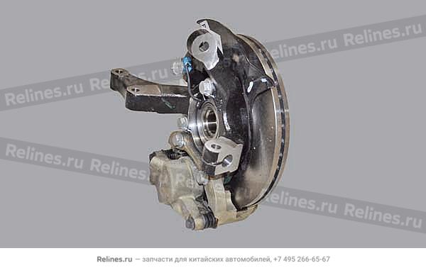 Disc brake with knuckle-fr RH - B14-***008