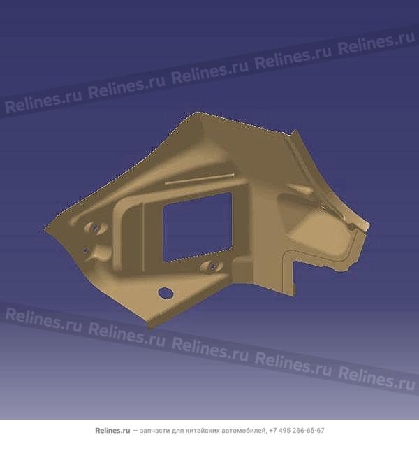 Элемент силовой задний боковины кузова внутр.прав.