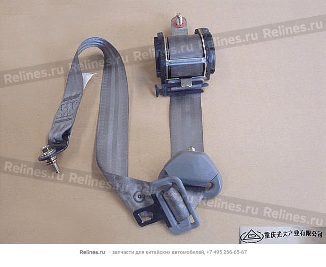 Seat belt assy FR row(dark gray) - 581101***1-00CK