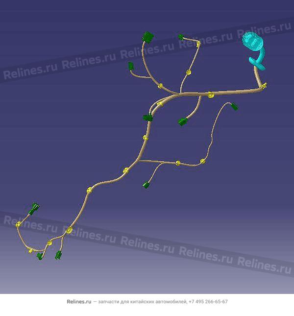 Wiring harness-fr door LH