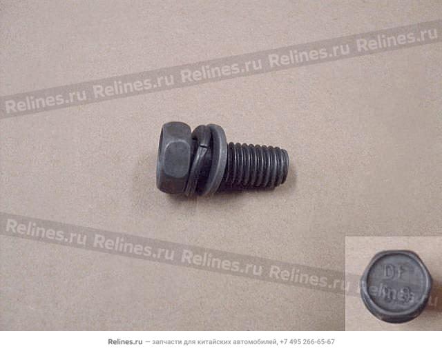 Hex bolt w/sprg washer&plain washer - 1702***001