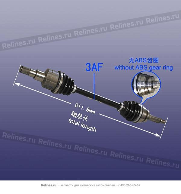 LH propeller shaft - S11-3A***3010HB