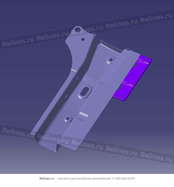 FR connecting plate-rr carling LH