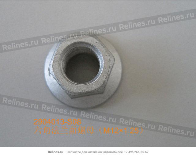 Hex flanged nut