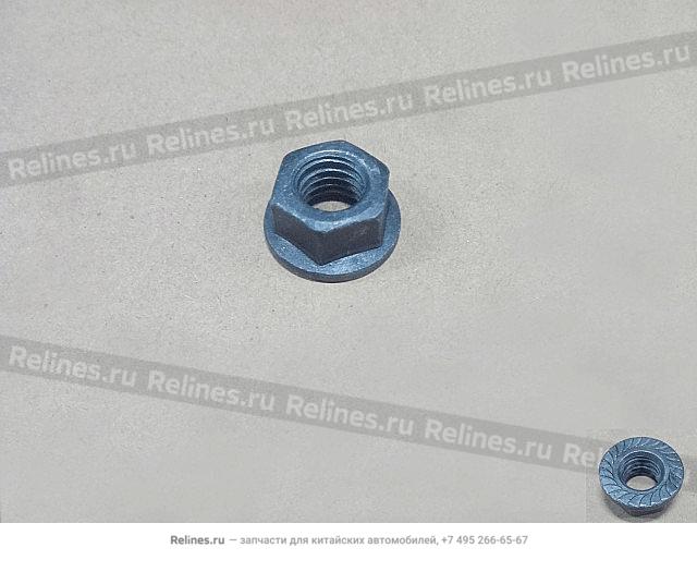 Hex flanged berg toothed nut - 09***00