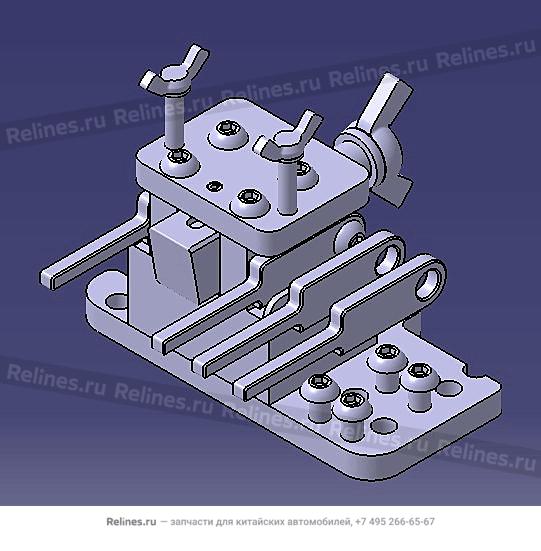 Инструмент для сжатия кулисного механизма