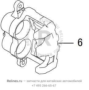 LH clamp body - 35011***W09A