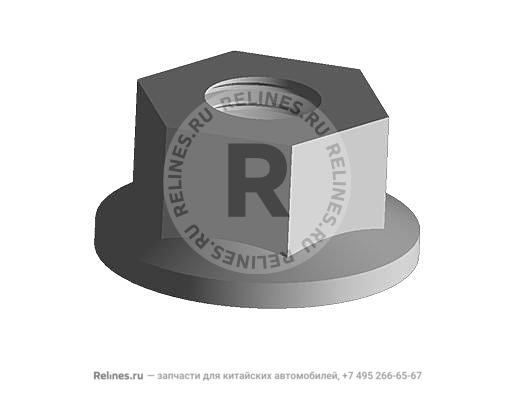 Nut - lock (hexagon)