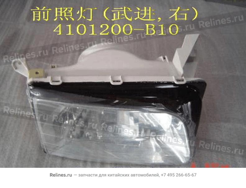 Headlamp assy RH(wujin)