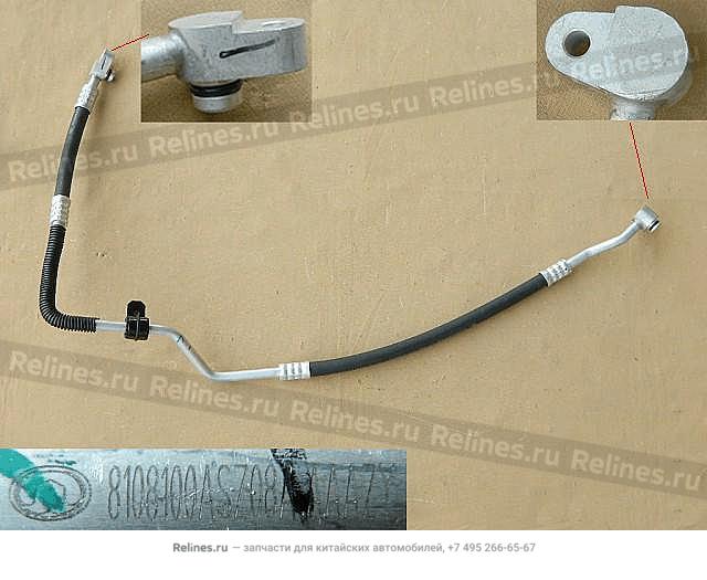 Exhaust pipe assy compressor - 81081***Z08A