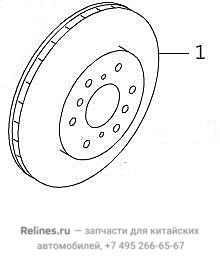 Диск тормозной задний - 35020***V86A