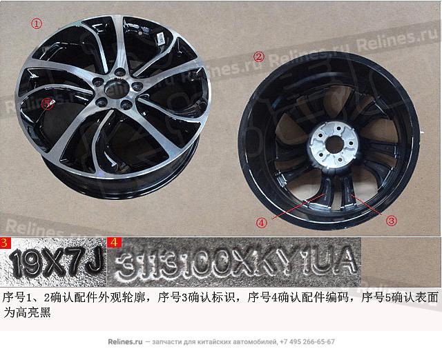 Aluminum wheel