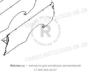 Панель кузова боковая левая - 85021***W04A