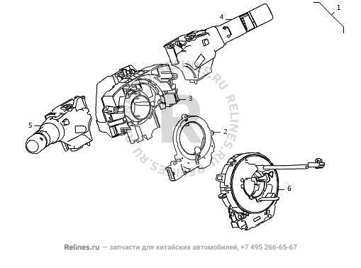 Блок переключателей подрулевых - 37744***Q02A