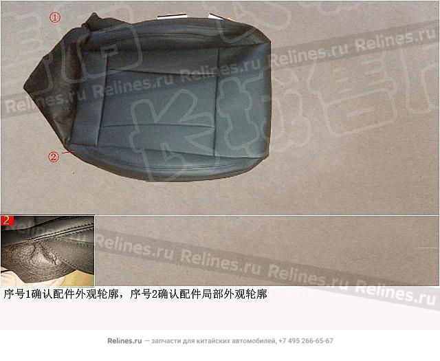 Elec cushion cover assy-fr seat RH - 690231***00B86