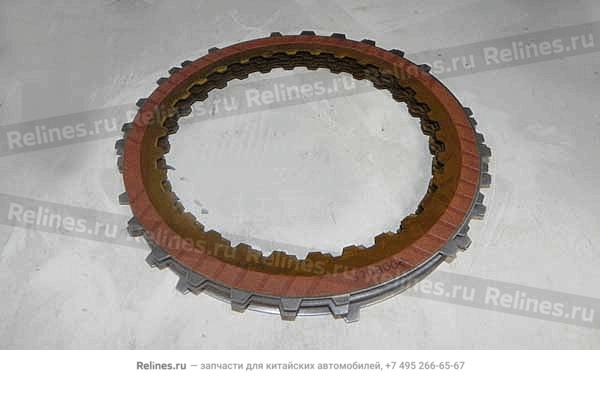 Brake disk-low speed & reverse