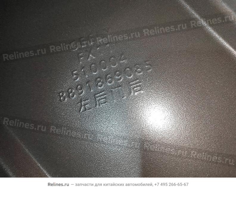 Мембрана влагозащитная двери задней левой