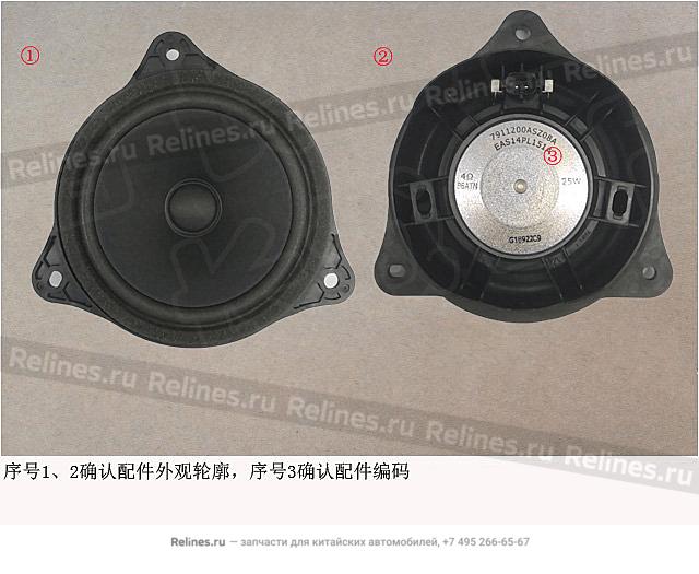 Low tone speaker assy