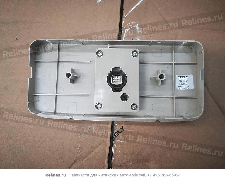 Front reading light plate assy