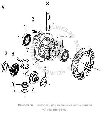 Блокировка дифференциала - 2406***02A1