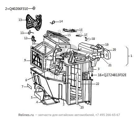 Heater assy - 81010***00XC