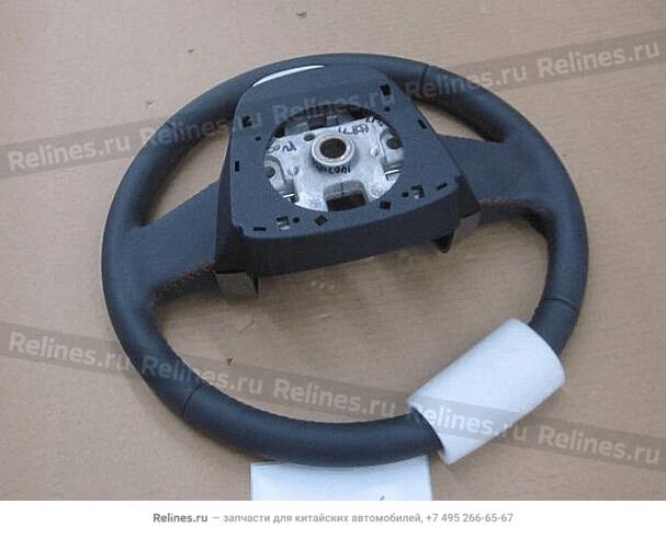 Steering wheel assy.(leather) - 101300***60888