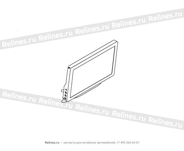 Screen-fr seat backrest RH - 79015***W09A