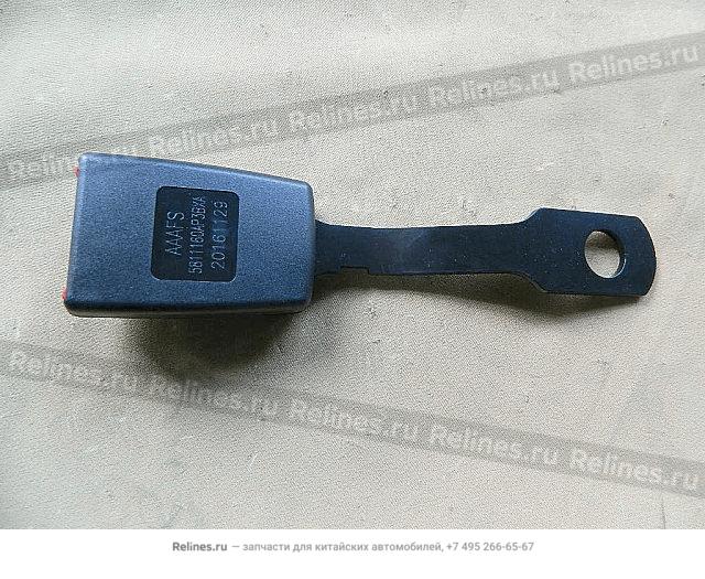 Buckle assy front seat belt RH