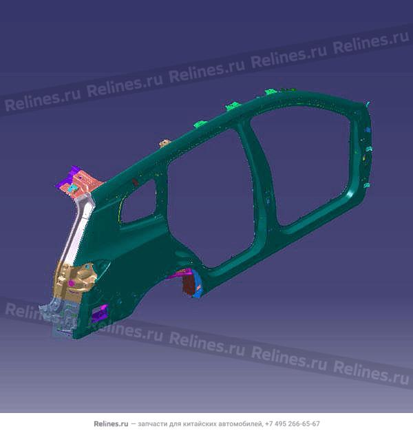 Боковина кузова правая T1D/T1A