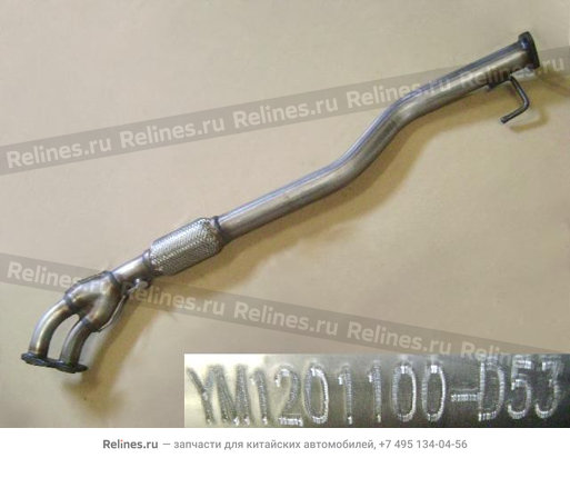 FR section assy exhaust pipe - 1201***D53