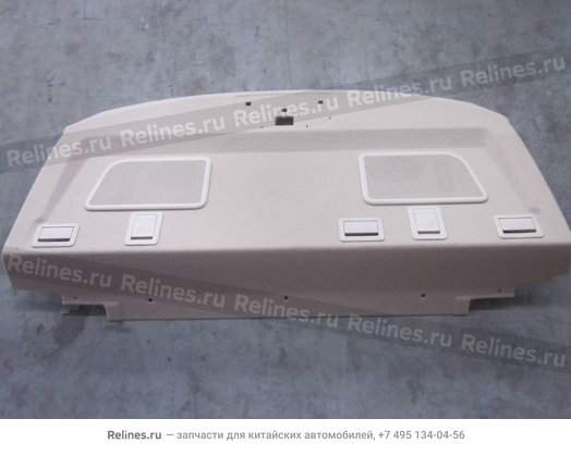 Trunk compartment baffle plate assy.