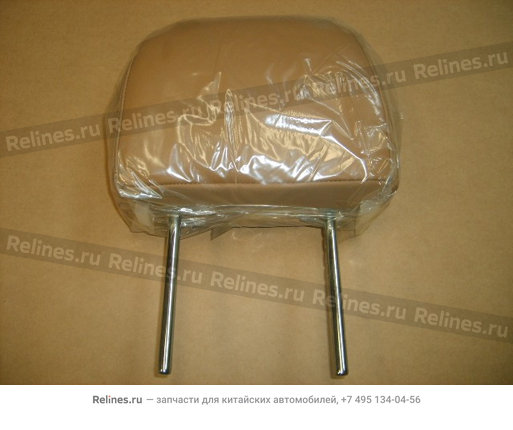 FR headrest assy(leather)