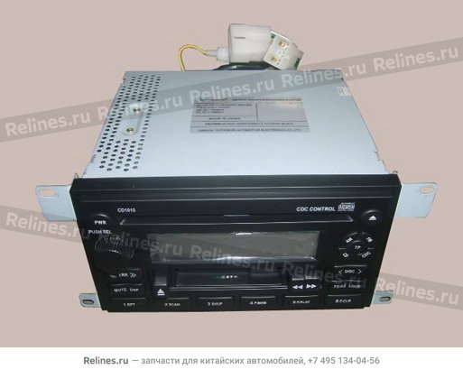 Магнитола CD+ кассета (2 DIN) (нового образца) black - 7901***F00