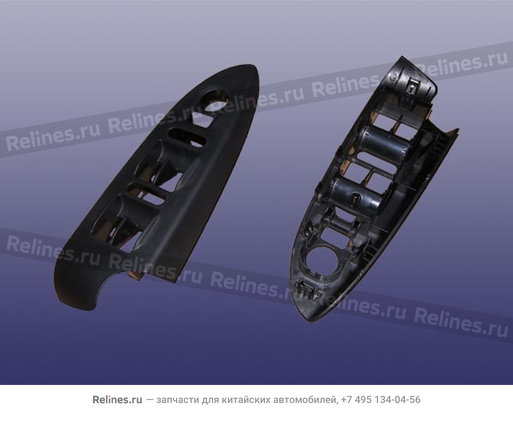 Glass regulator switch plate-fr door LH - J42-***031